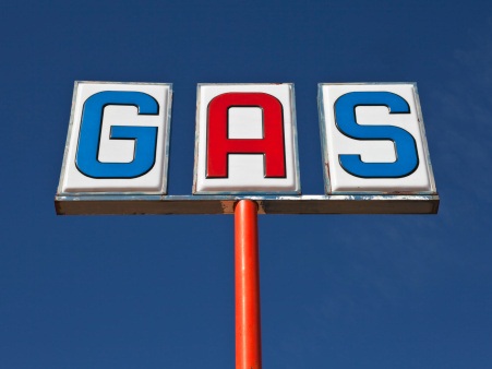 gas sign