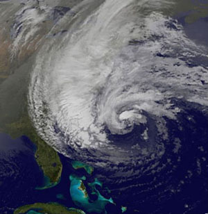 TS Sandy Image from NOAA