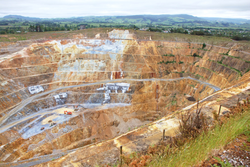 Open pit mine