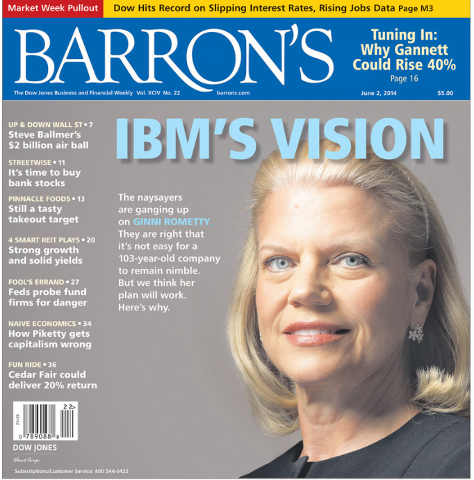 Barrons IBM cover