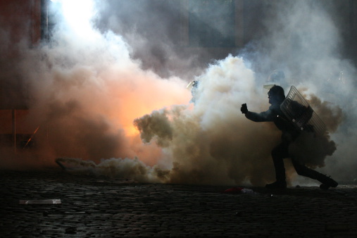 tear gas