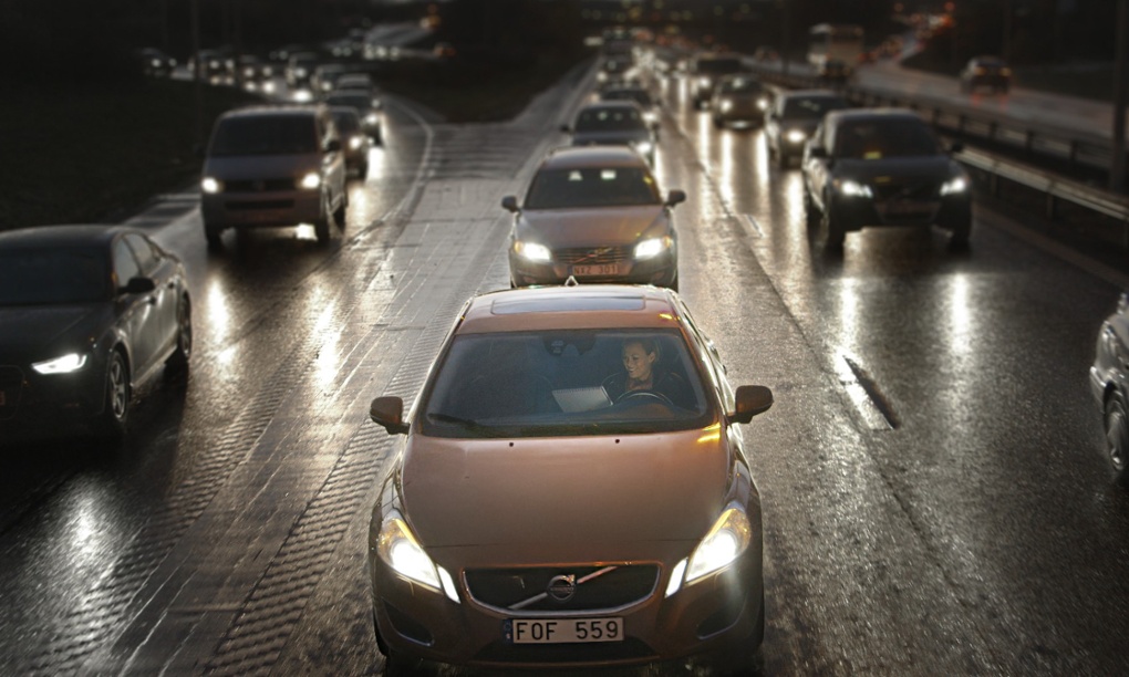 Volvo driverless car