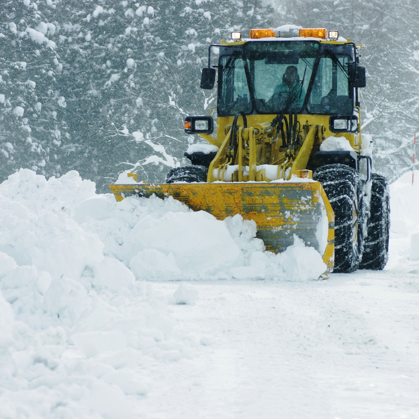 removing snow