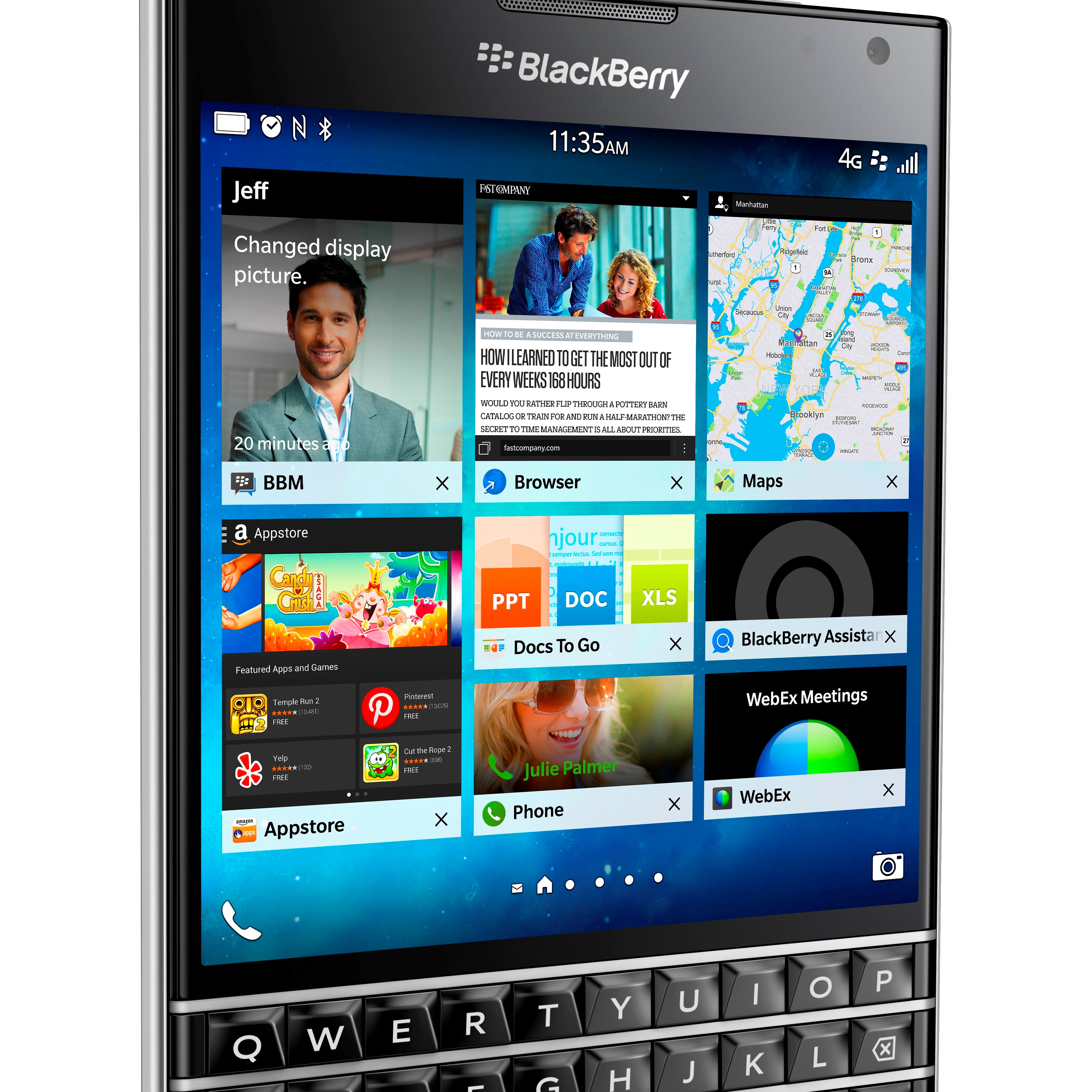 BlackBerry Breaks Even, Forecasts Smaller Fiscal Year Loss