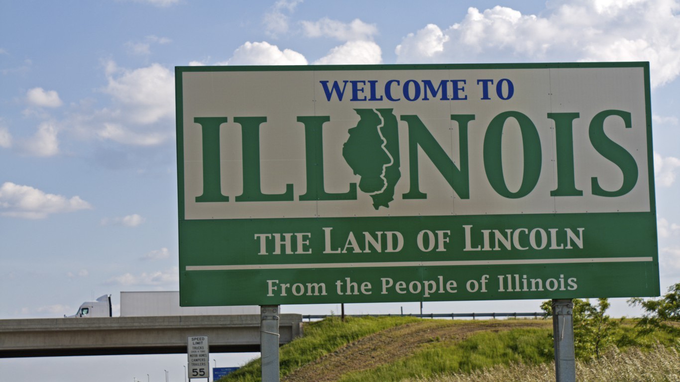 Illinois Welcome Sign