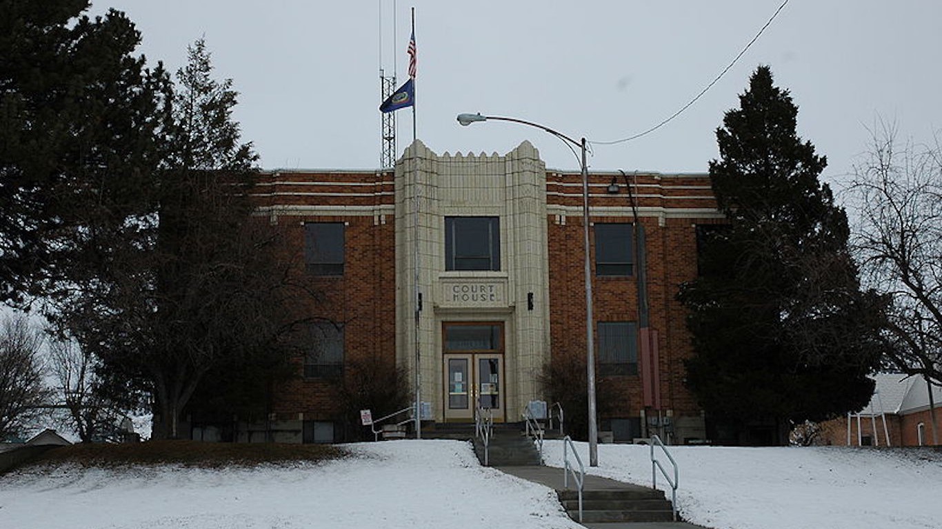 Oneida County Courthouse Malad Idaho by Tricia Simpson