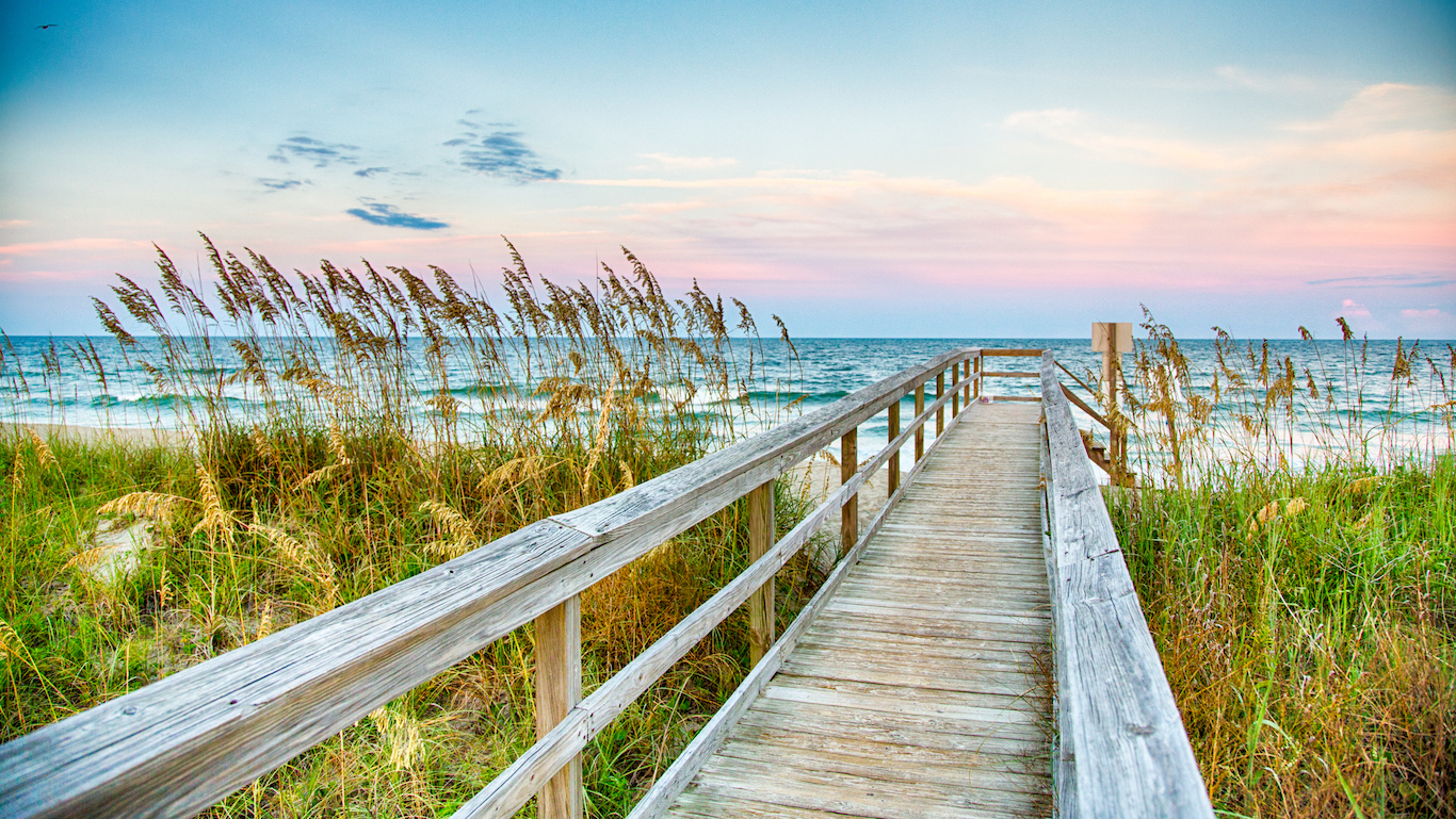 Board Walk on the Beach, North Carolina