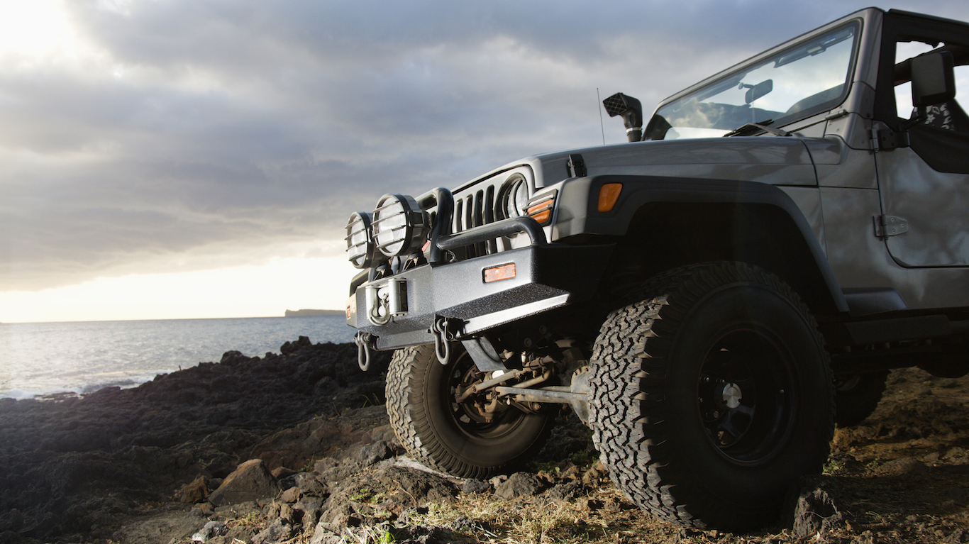 SUV at Coast hawaii