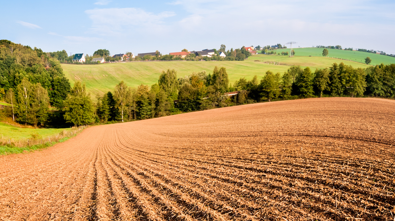 Plowed field