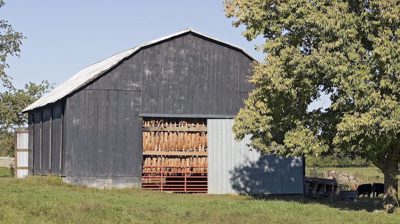 Tobacco Drying Barn