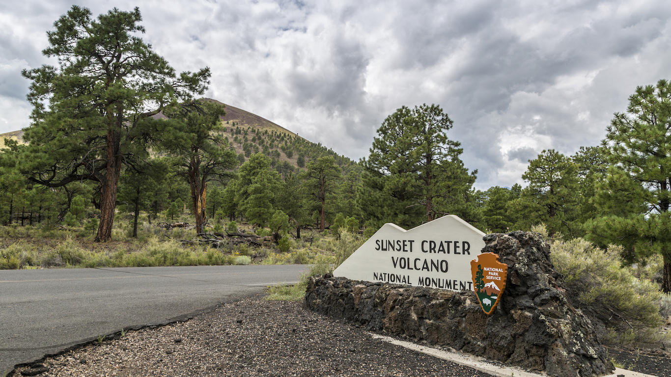 Entry Way to Sunset Crater National Monument