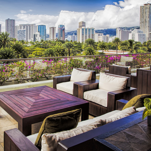 City Skyline in Honolulu