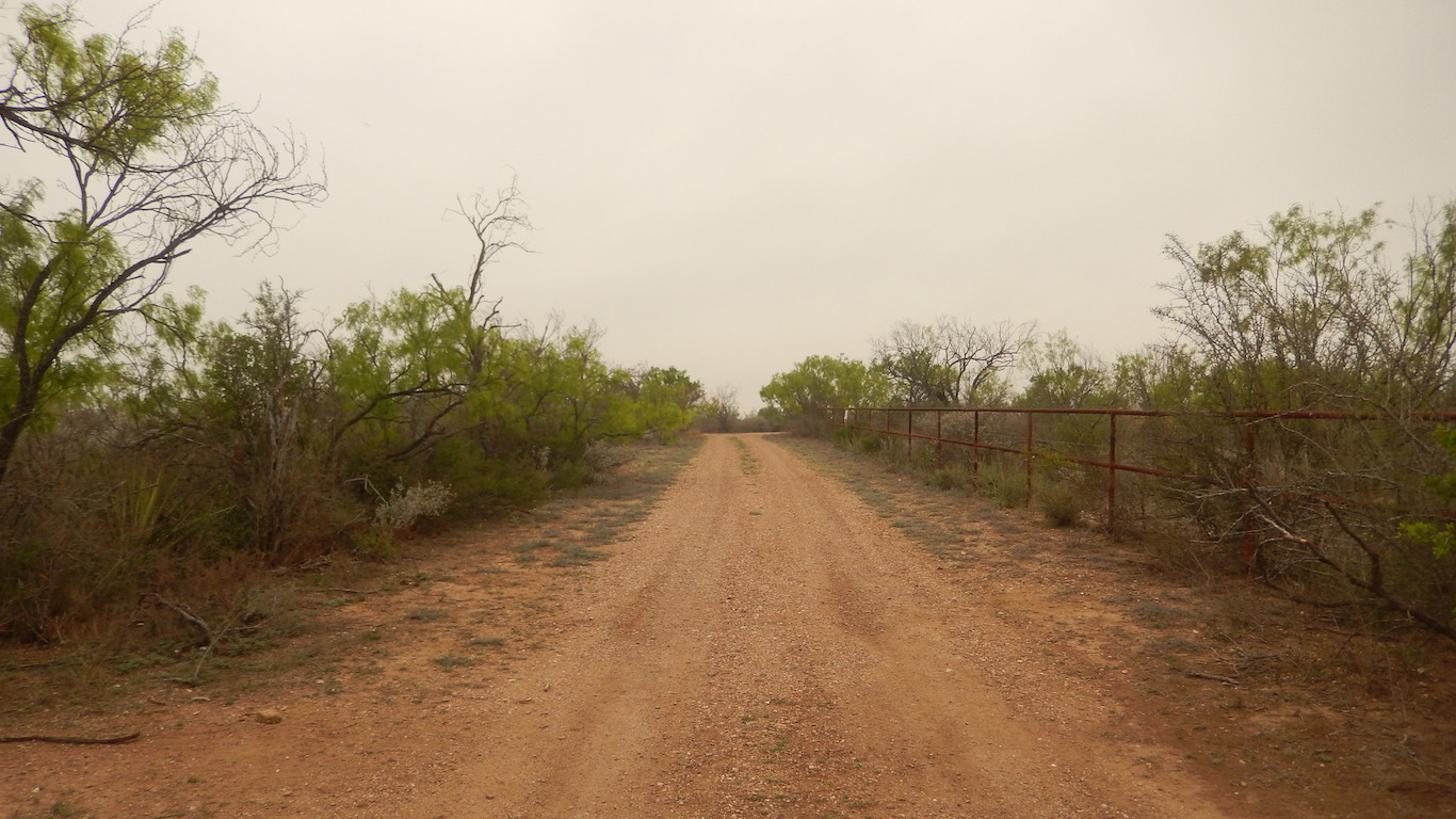 Ranch road in Maverick County, TX DSCN0860 by Billy Hathorn