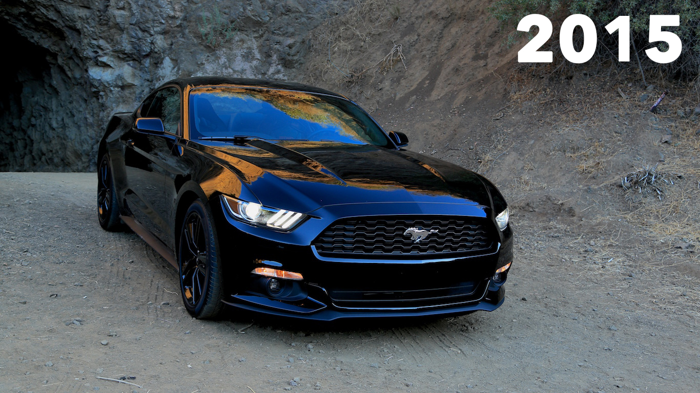 2015 Mustang at the Batcave