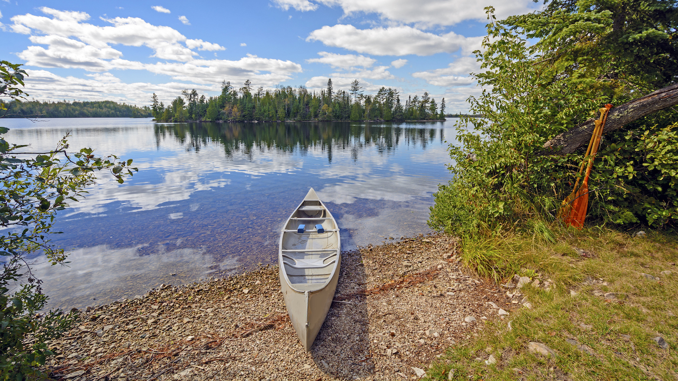 Canoe in for the Day, Minnesota