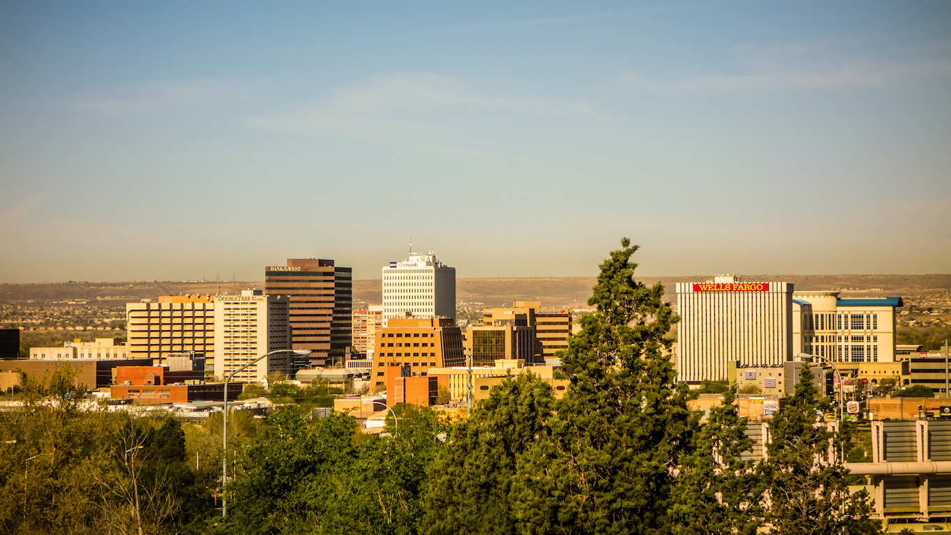 Albuquerque, New Mexico skyline of downtown