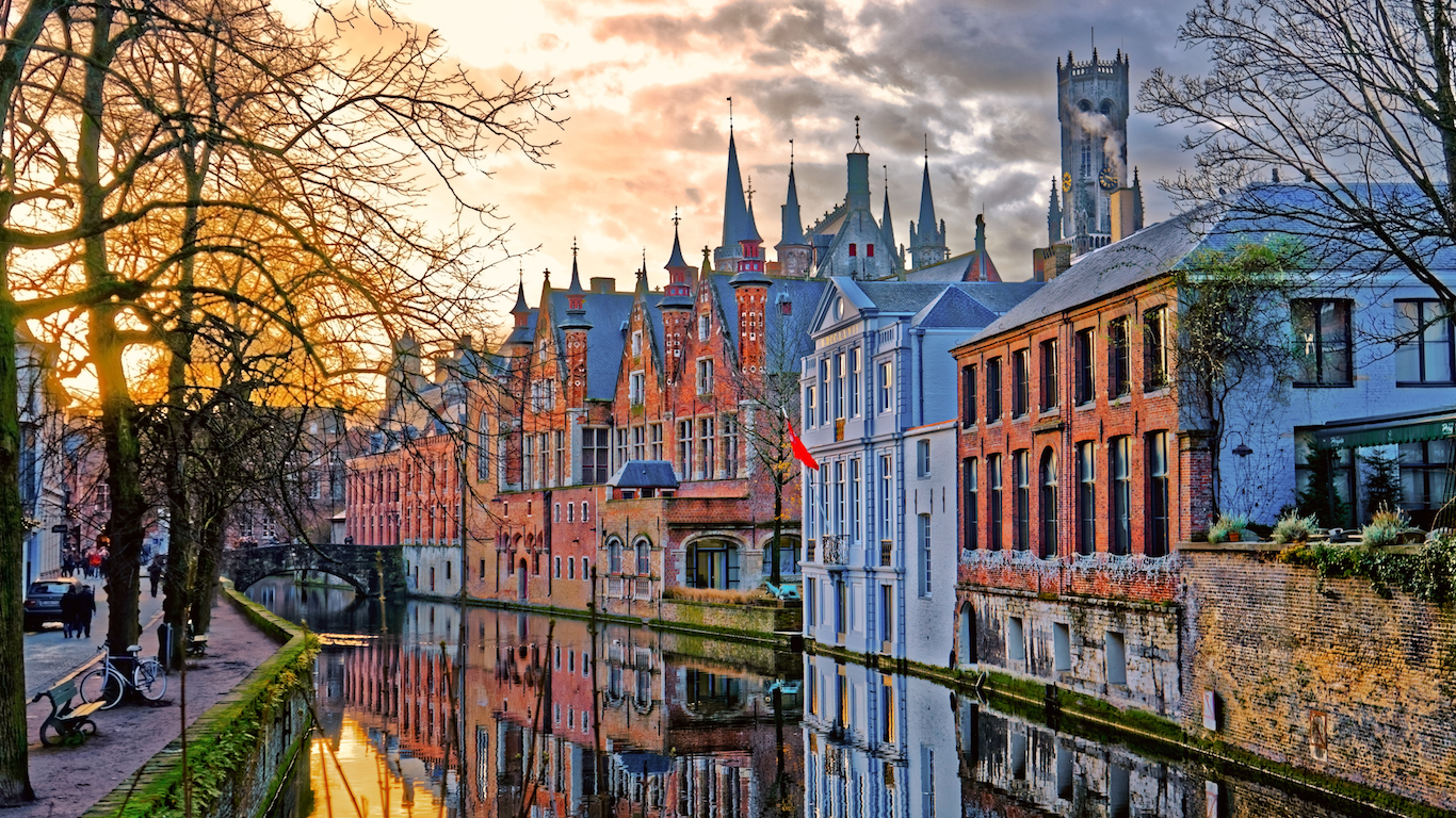 Canals of Bruges, Belgium