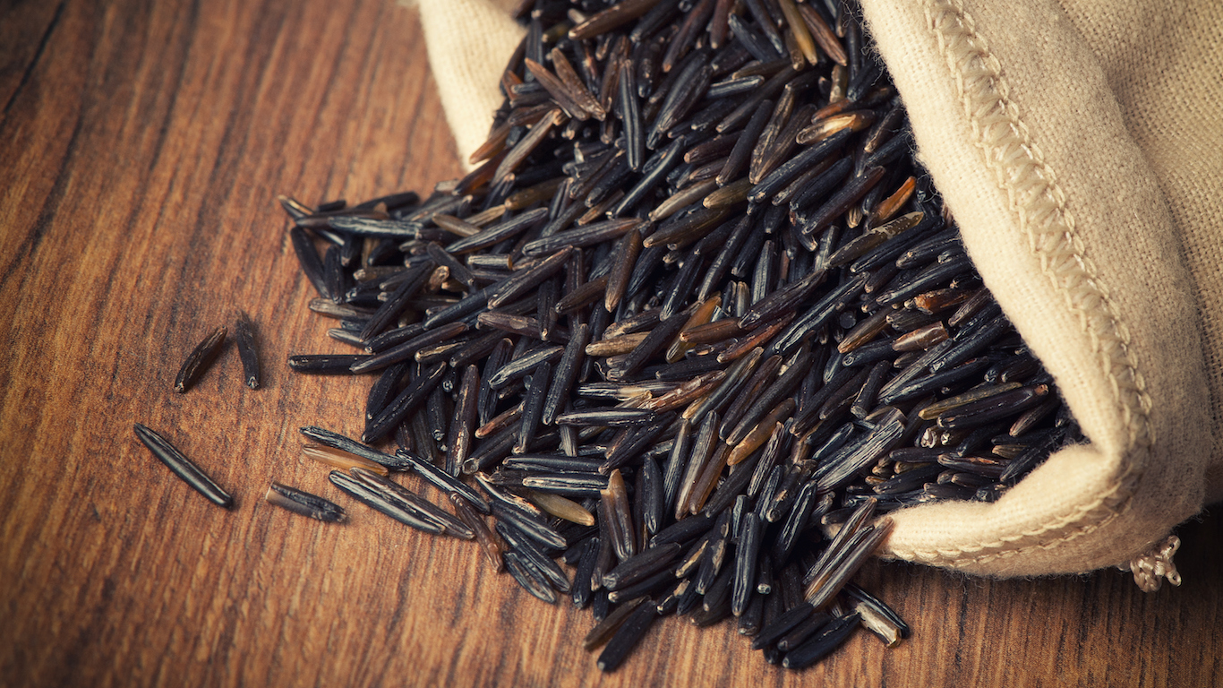 raw wild rice