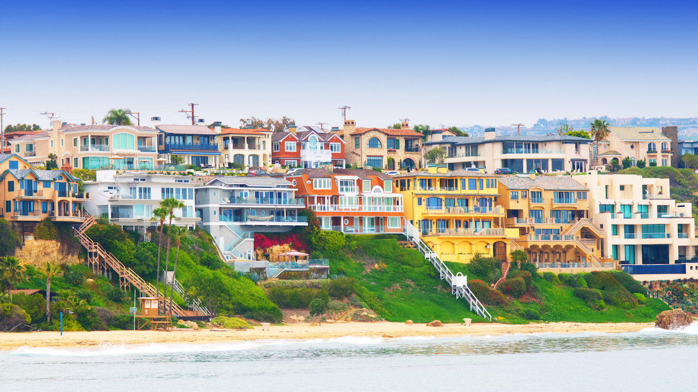 Corona Del Mar, Newport Beach, California USA