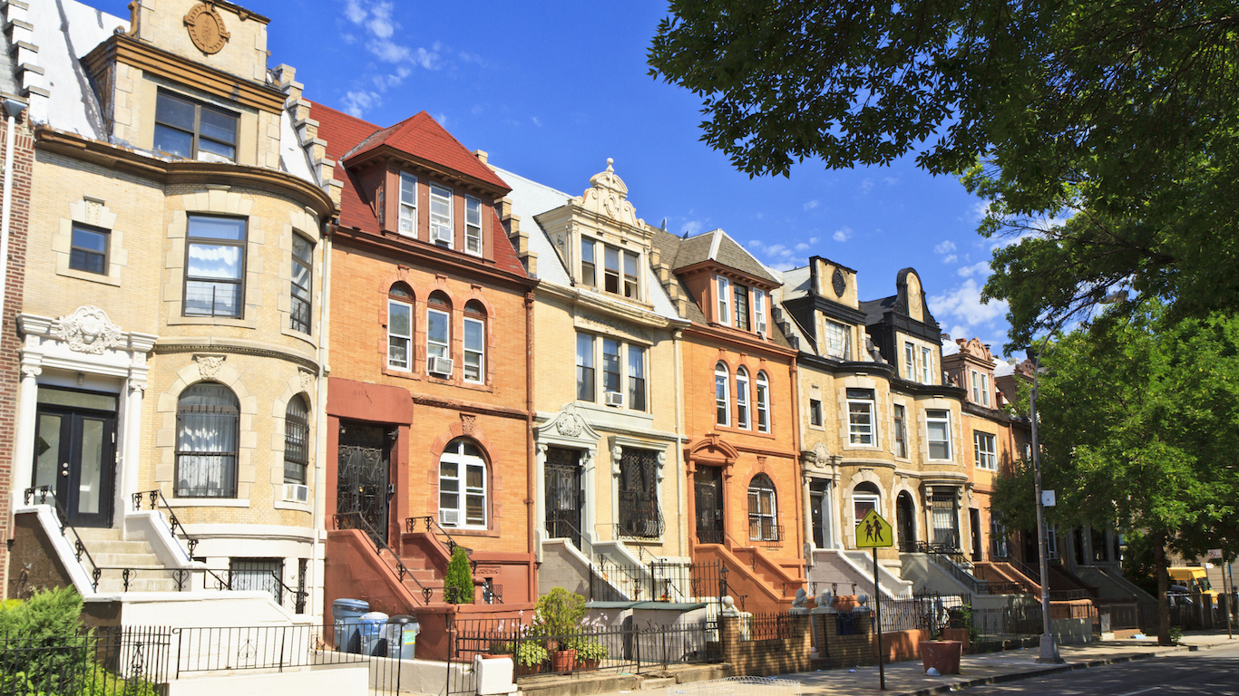 Crown Heights Townhouses, Kings County, New York