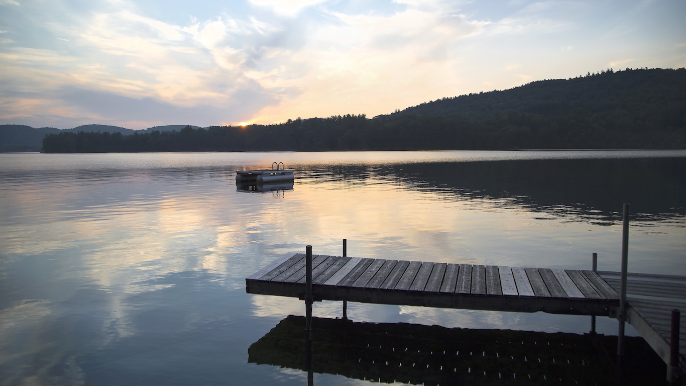 Dock and Diving Platform, Little Squam Lake, New Hampshire