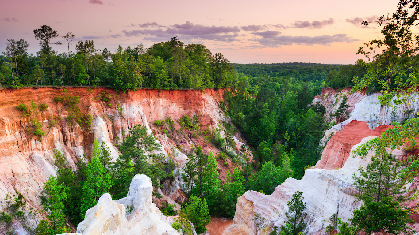 Providence Canyon, Lumpkin, Stewart County, Georgia