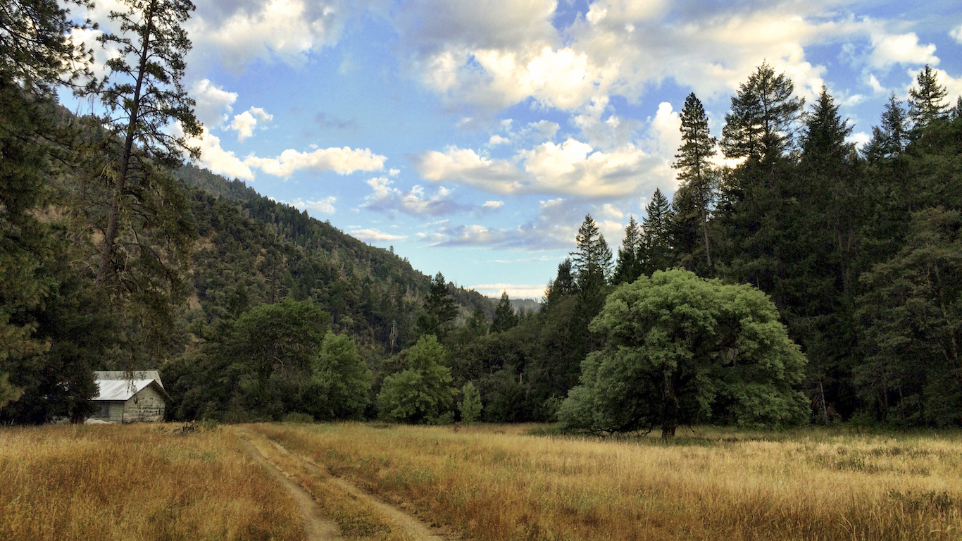 Old ranch road, Trinity County, California