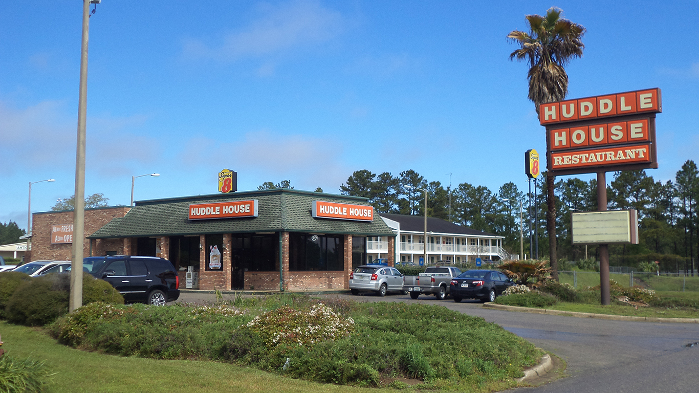 Huddle House, US 19, Jefferson County by Michael Rivera 