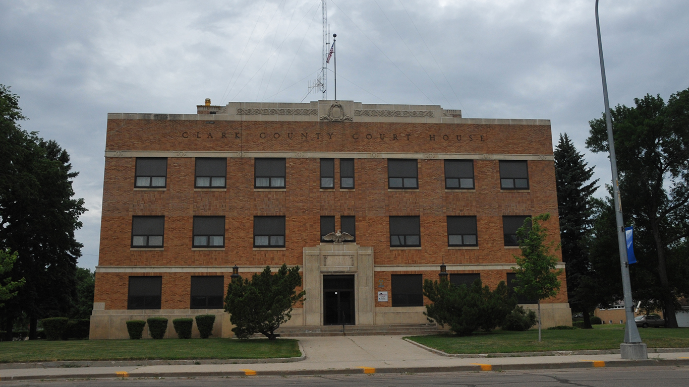 CLARK COUNTY COURTHOUSE, CLARK,SD by JERRYE AND ROY KLOTZ MD