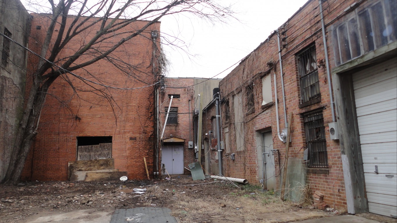 Alley - Pine Bluff, Arkansas by Paul Sableman