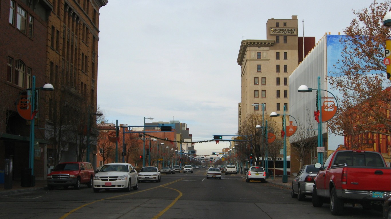 Central Avenue, Downtown Albuq... by Ken Lund