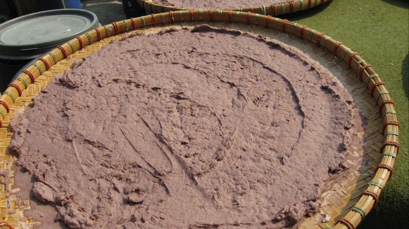 Drying Shrimp Paste by Marcel Ekkel