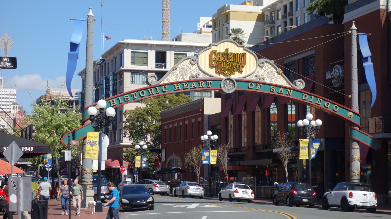 San Diego Gaslamp by Alan Light