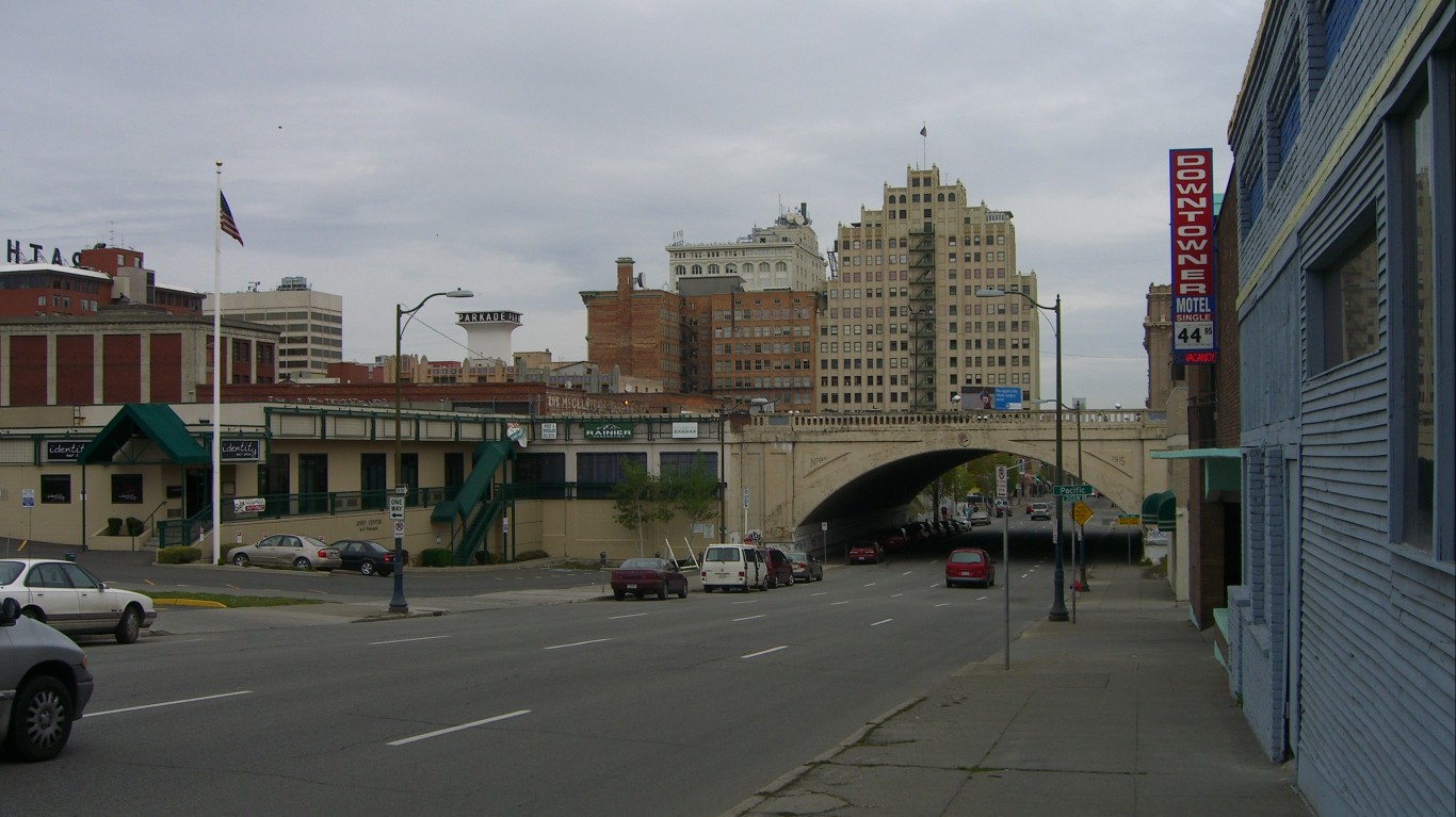 downtown Spokane by Jason Taellious