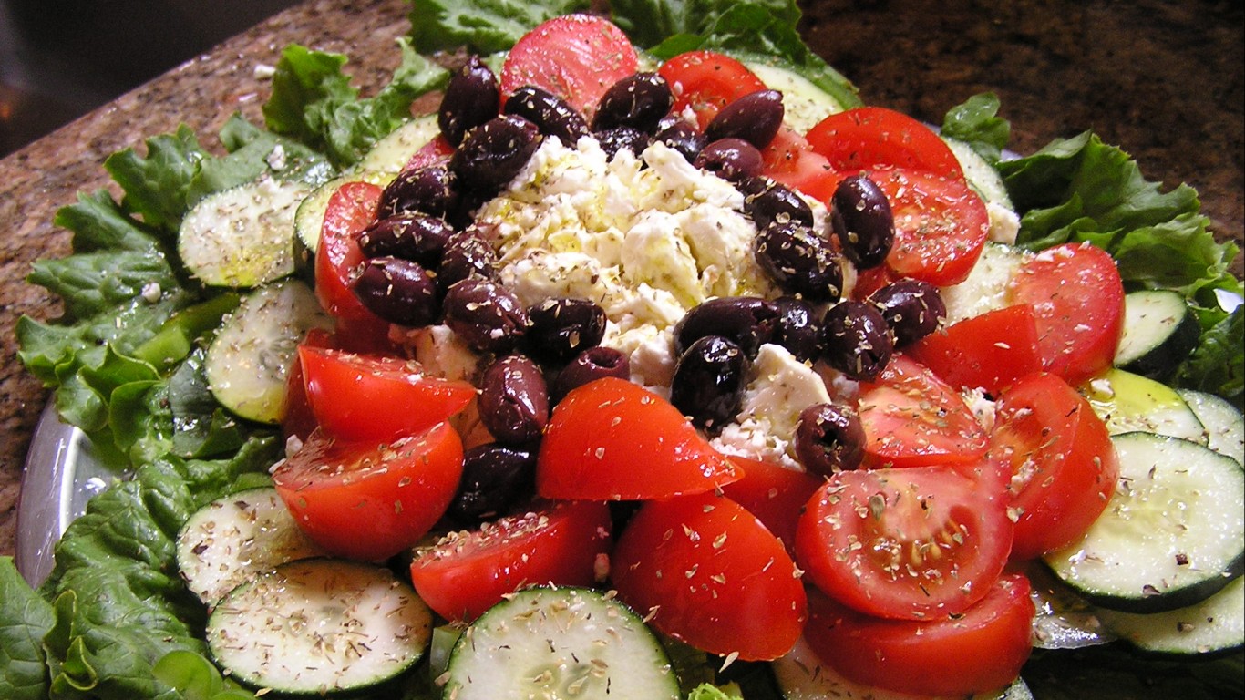 greek salad by Chelsea Nesvig