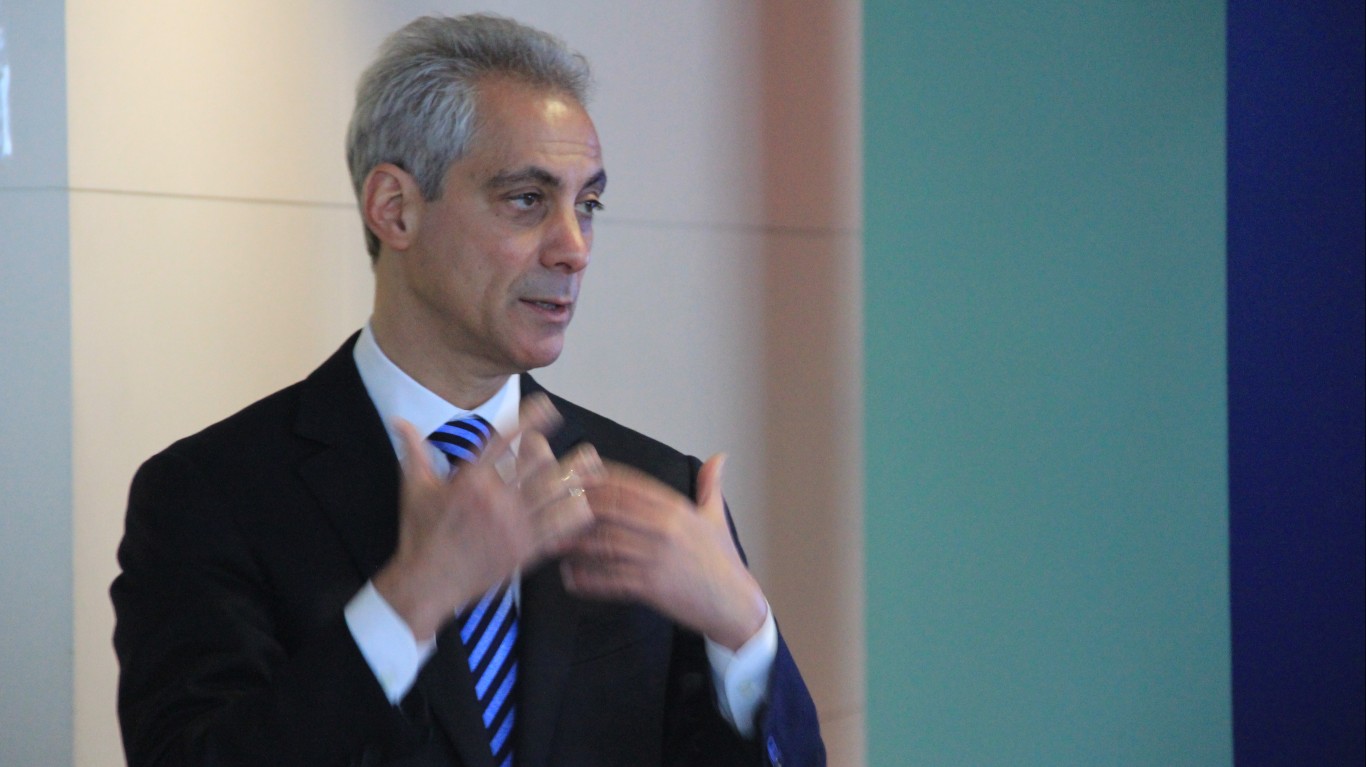 Rahm Emanuel, Gesticulating by Daniel X. O&#039;Neil