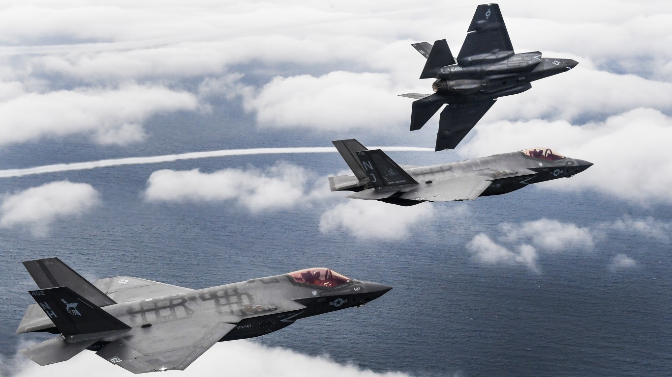 Three F-35C Lightning II aircr... by Official U.S. Navy Page