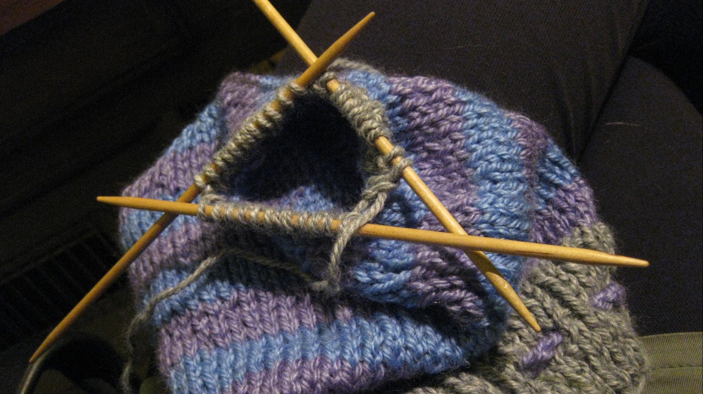 knitting by Eliza