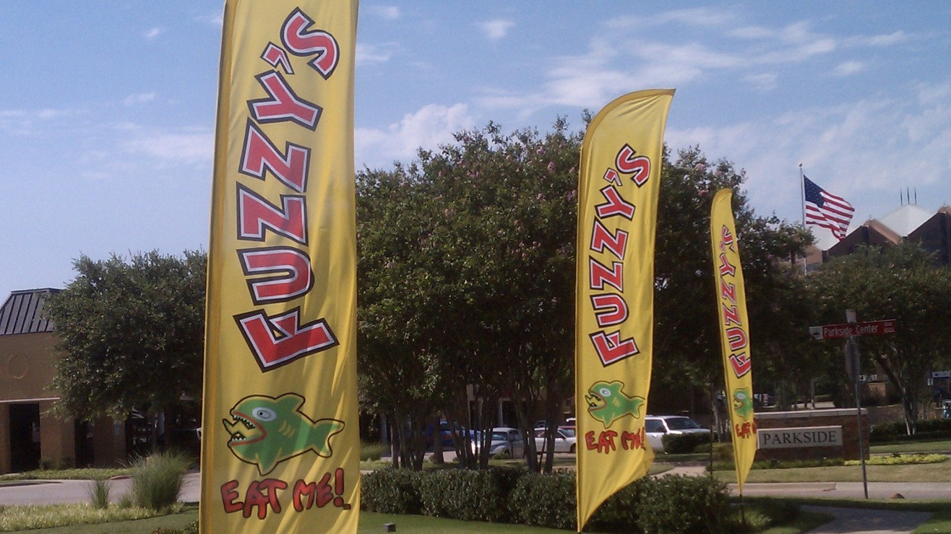 Fuzzy's Taco Shop Flags by Jordan Williamson