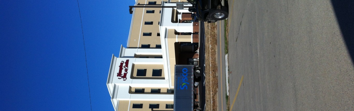 Sysco truck at Hampton Inn by Brian Johnson & Dane Kantner