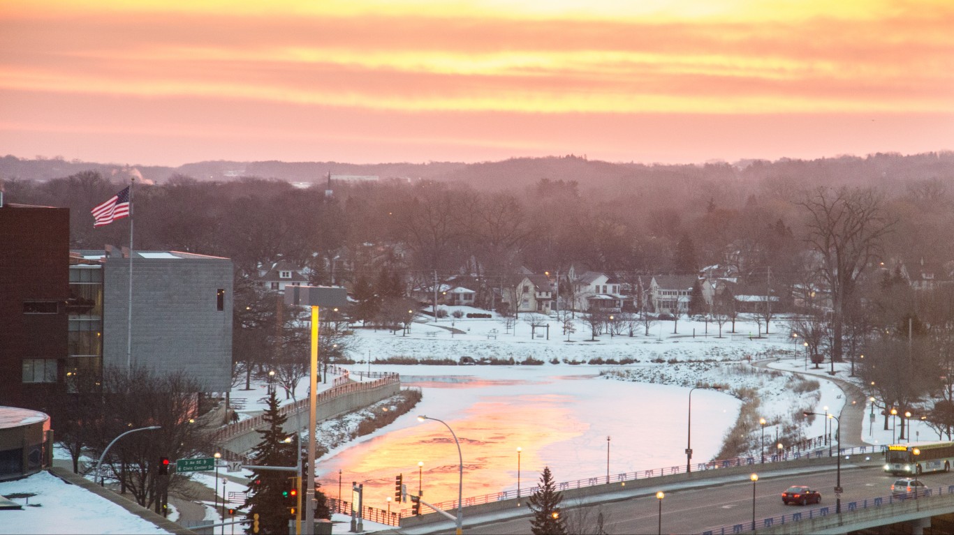 Rochester Winter Sunrise by Tony Webster