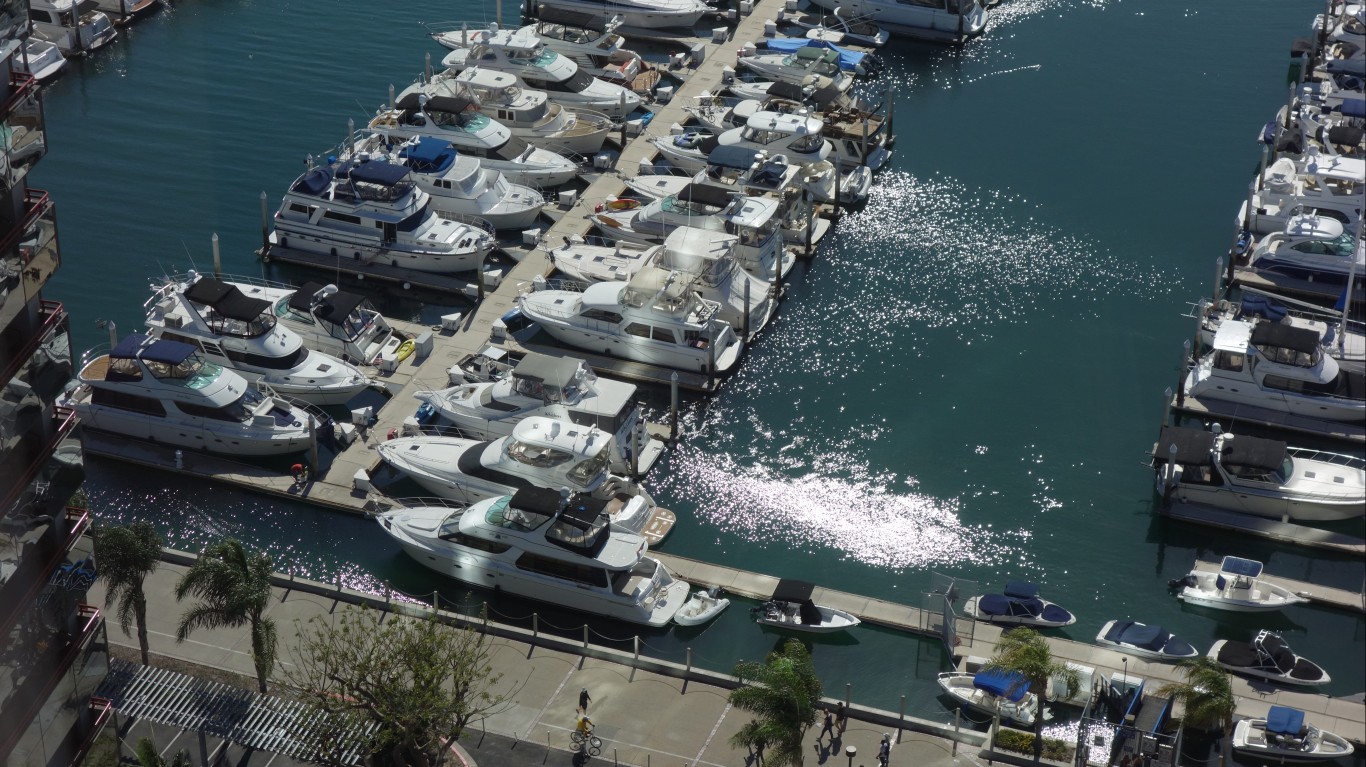 San Diego marina by Alan Light