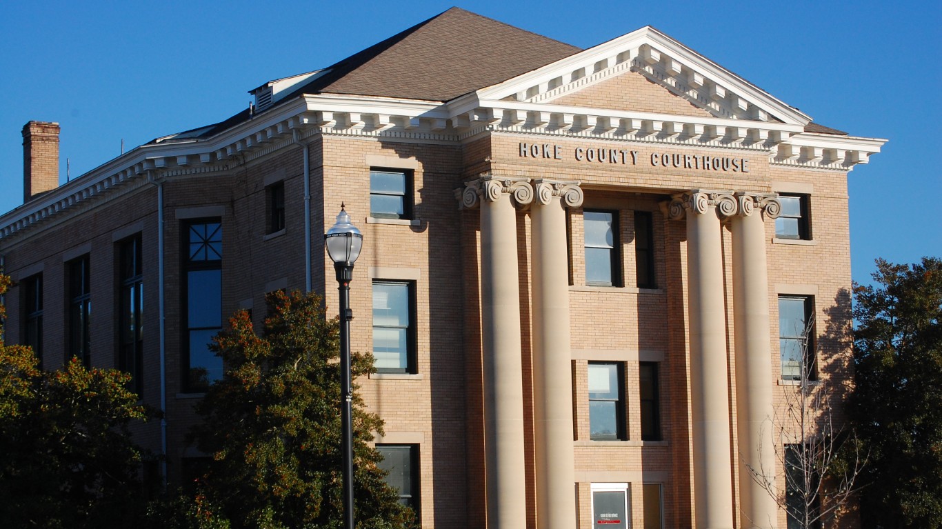 Hoke County Courthouse by Donald Lee Pardue