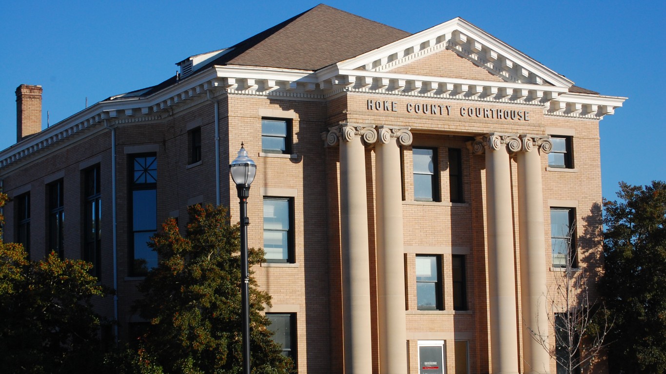 Hoke County Courthouse by Donald Lee Pardue