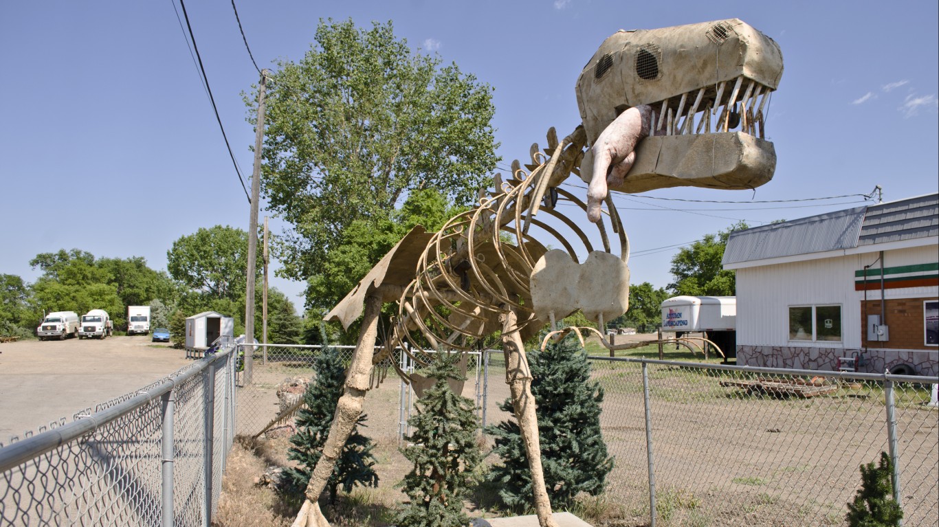 Dinosaur art - Glendive Montan... by Tim Evanson