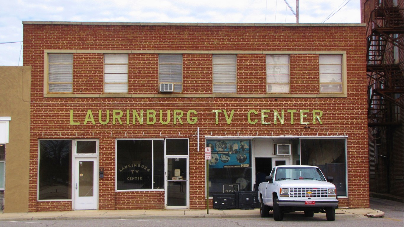 Laurinburg TV Center by Gerry Dincher