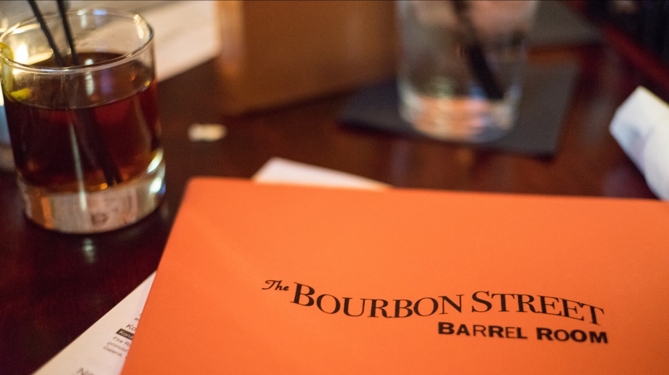 Bourbon Street Barrel Room by Edsel Little