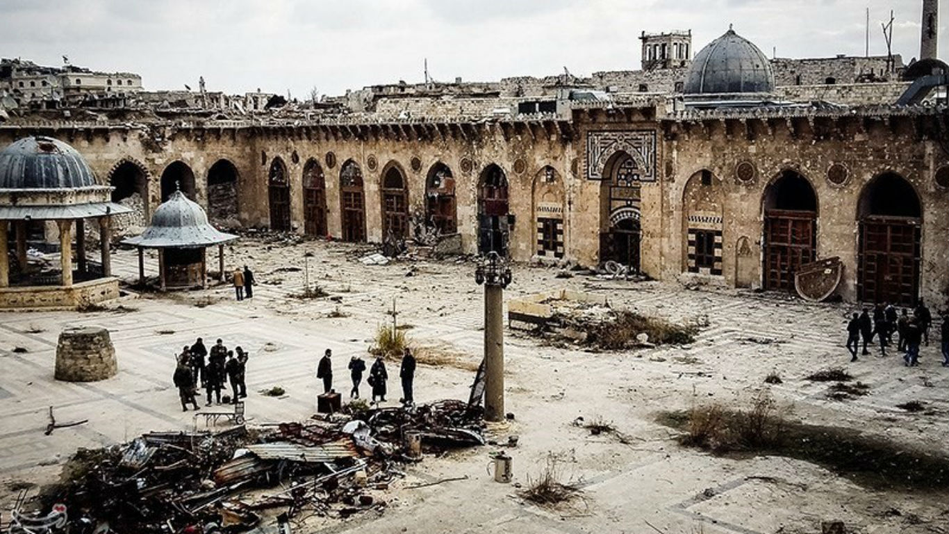 Great Mosque of Aleppo  by Fathi Nezam from Tasnim News Agency