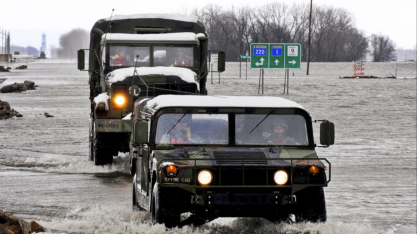 Water ride by The U.S. Army