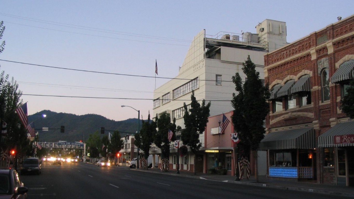 Downtown Grants Pass, Oregon by Ken Lund